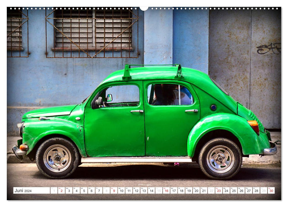 RENAULT - French classics in Cuba (CALVENDO wall calendar 2024) 