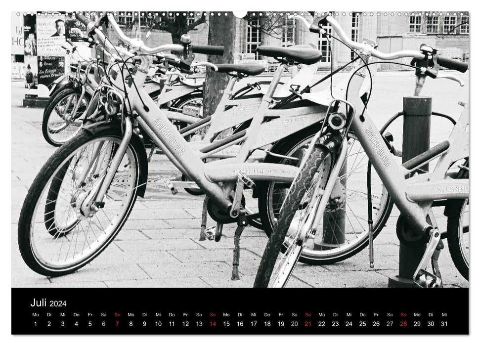 200 Jahre Fahrrad - Ausschnitte von Ulrike SSK (CALVENDO Premium Wandkalender 2024)