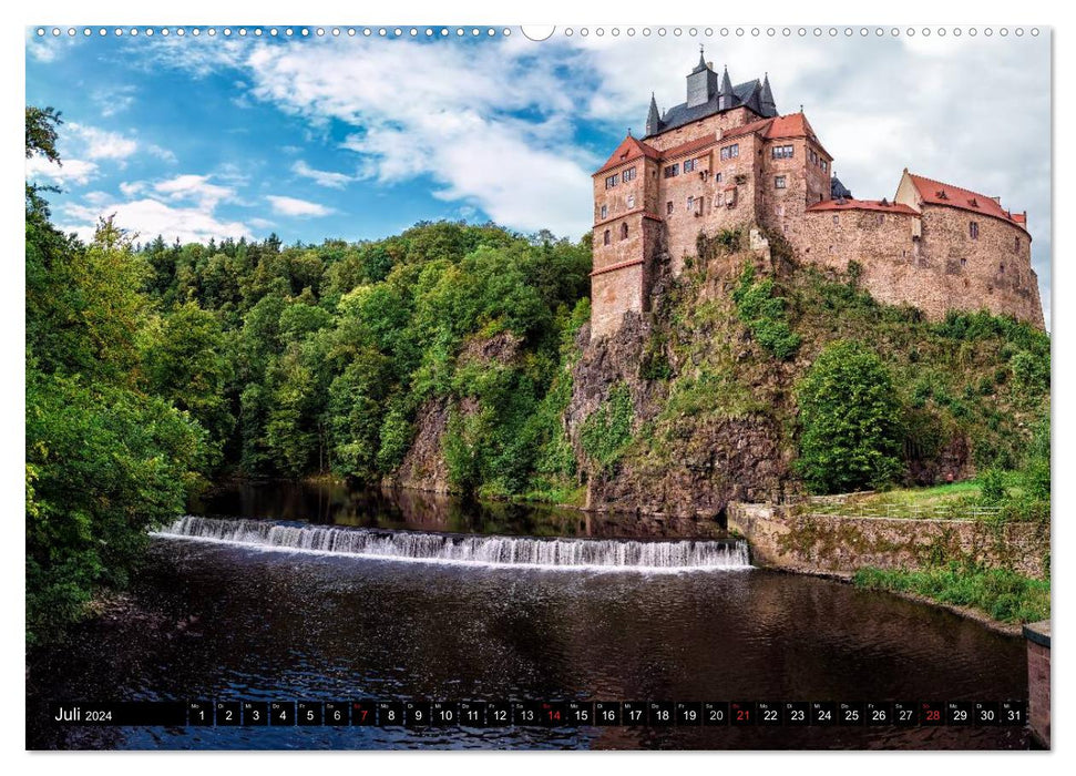 Saxony's Castles (CALVENDO Premium Wall Calendar 2024) 