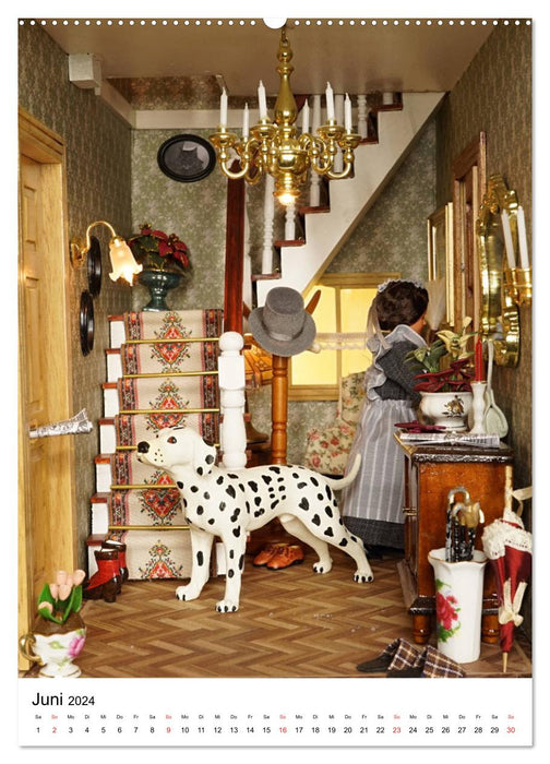 Dollhouse magic (CALVENDO wall calendar 2024) 