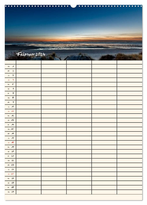 Even more Föhrweh family planner (CALVENDO Premium Wall Calendar 2024) 