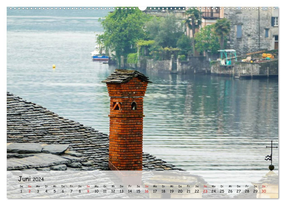 Impressions from Lake Orta (CALVENDO wall calendar 2024) 