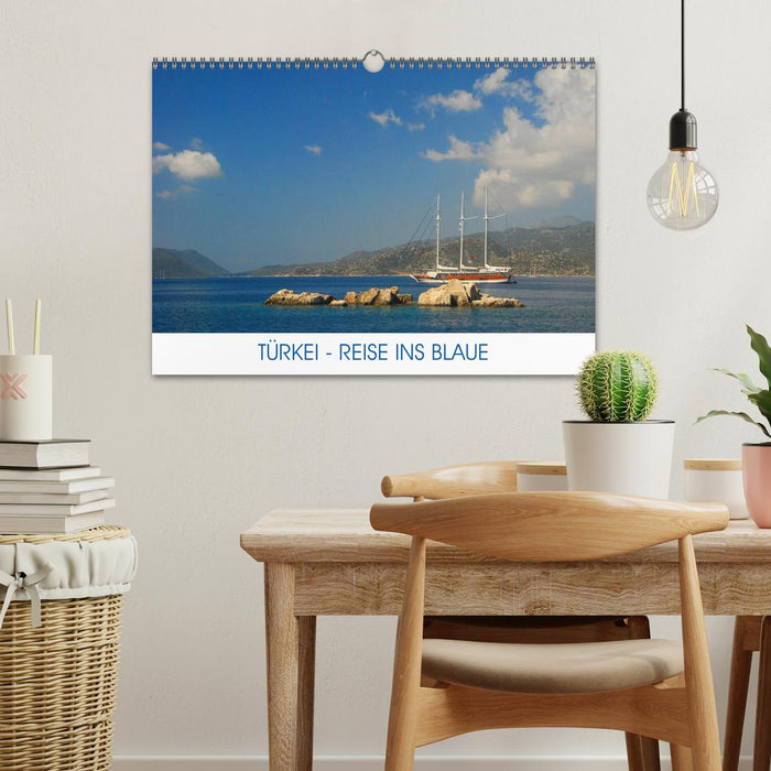 Türkiye - Journey into the Blue (CALVENDO Wall Calendar 2024) 