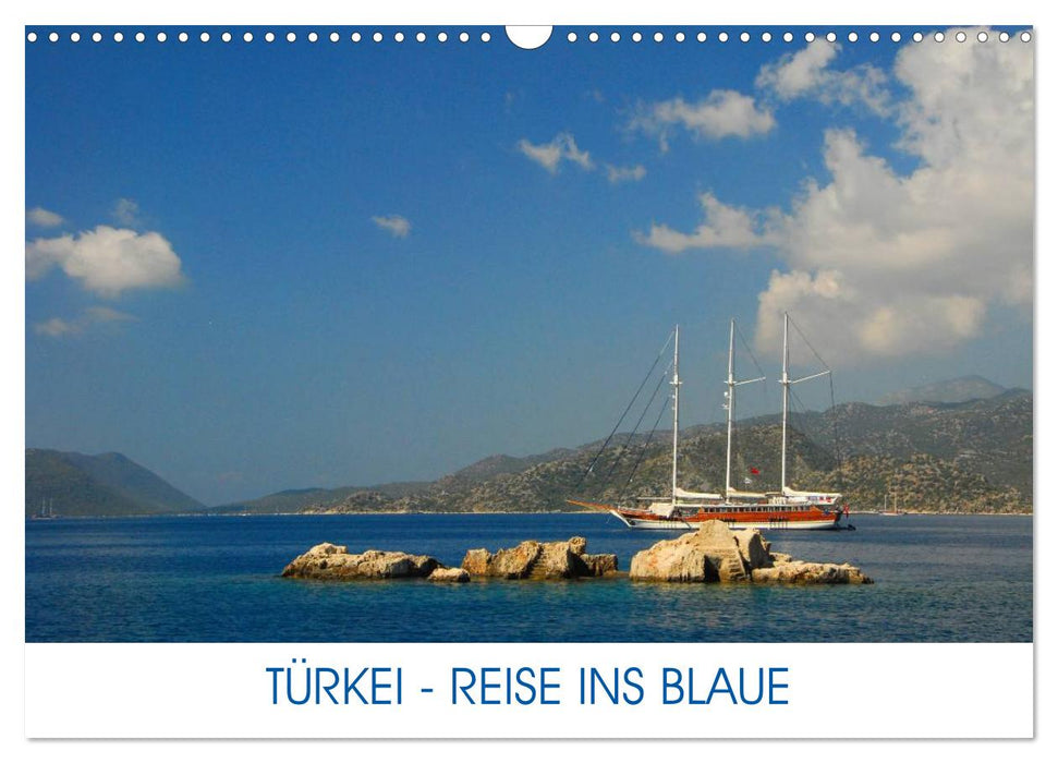 Türkiye - Journey into the Blue (CALVENDO Wall Calendar 2024) 