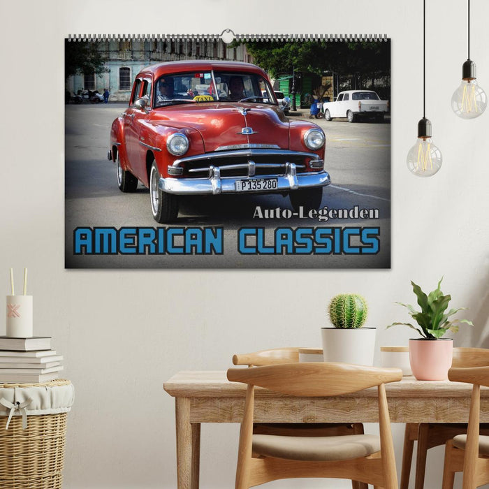 Auto-Legenden: American Classics (CALVENDO Wandkalender 2024)