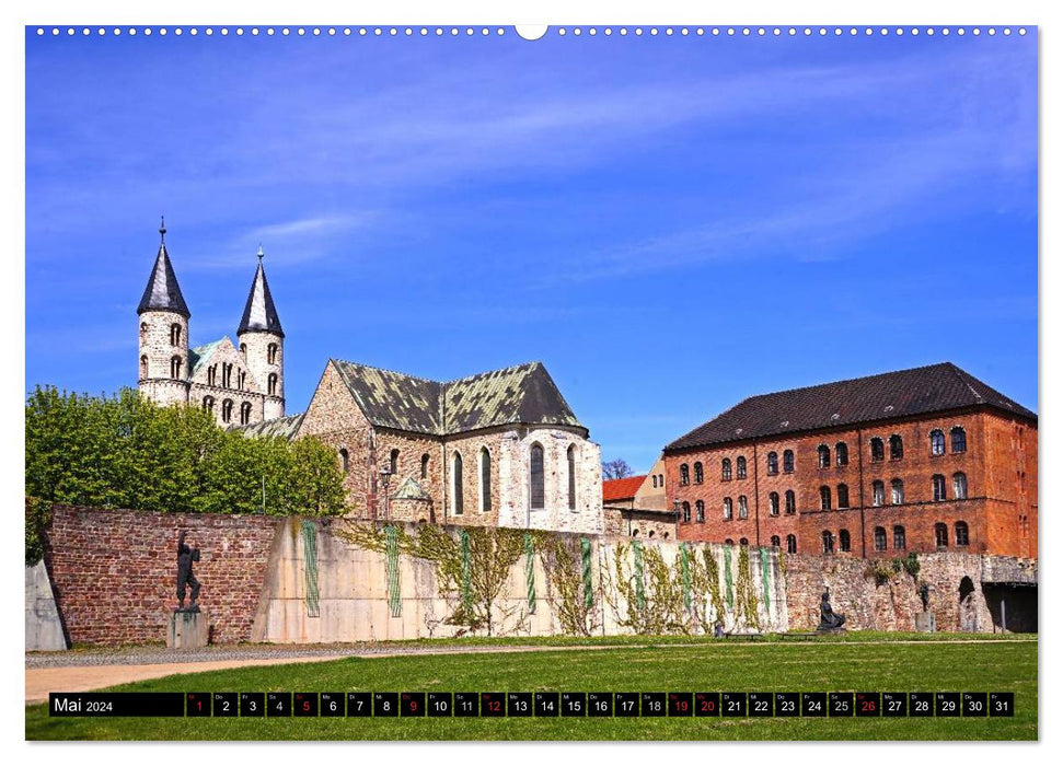 Magdeburg on the Elbe 2024 (CALVENDO wall calendar 2024) 