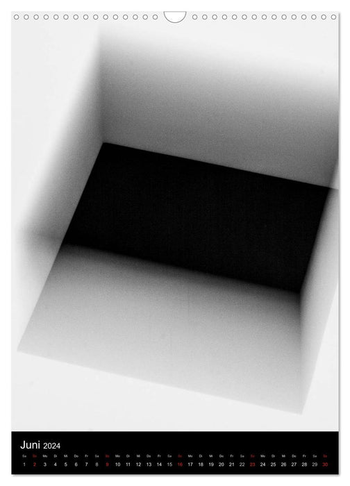 Das schwarze Quadrat auf weißem Grund (CALVENDO Wandkalender 2024)