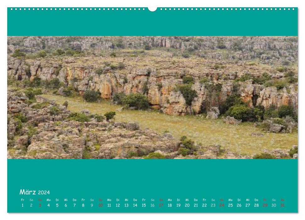 ukwamkela - Welcome to South Africa (CALVENDO wall calendar 2024) 