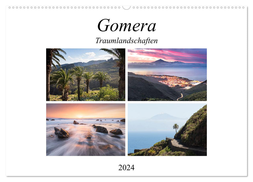 Gomera Traumlandschaften (CALVENDO Wandkalender 2024)