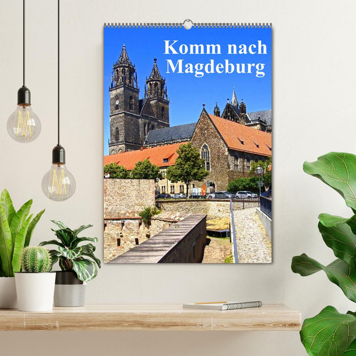 Komm nach Magdeburg (CALVENDO Wandkalender 2024)