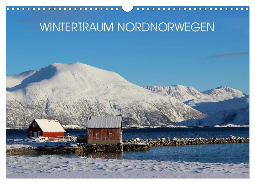 Rêve d'hiver Norvège du Nord (calendrier mural CALVENDO 2024) 