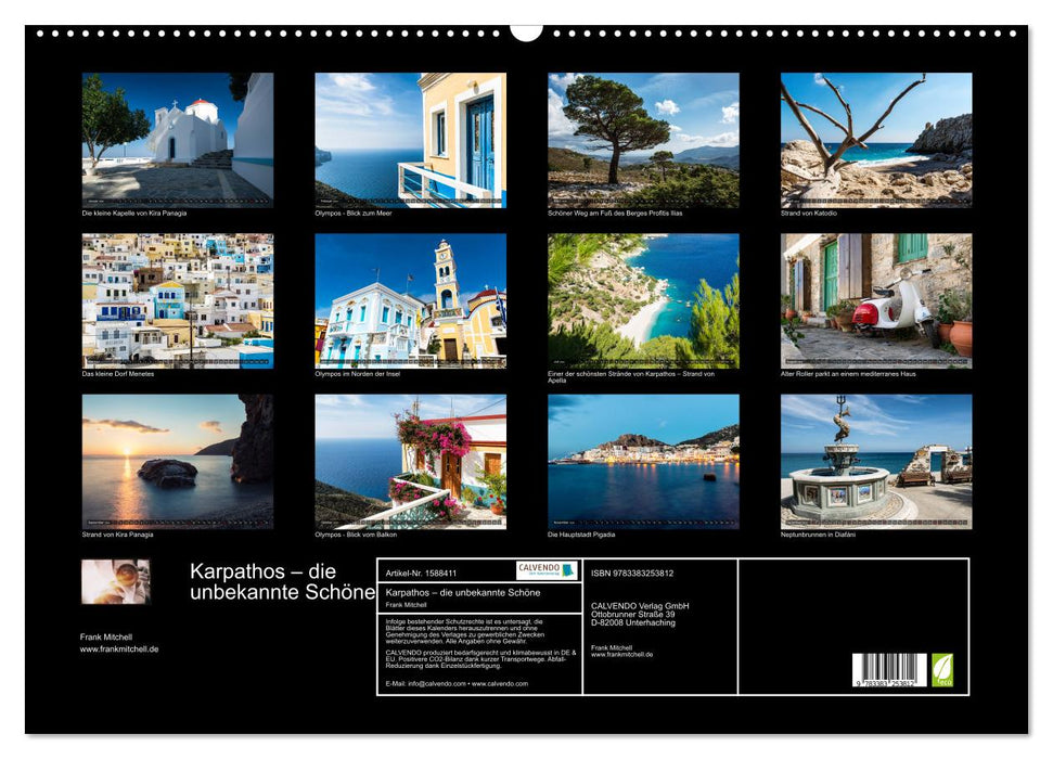 Karpathos – die unbekannte Schöne (CALVENDO Wandkalender 2024)