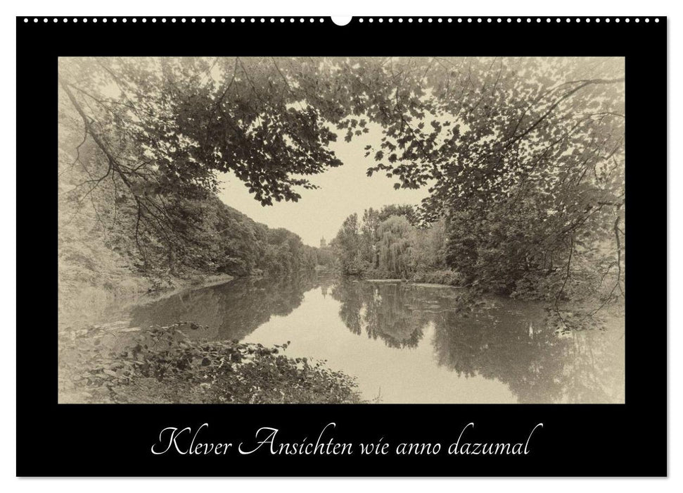 Klever views like back in the day (CALVENDO wall calendar 2024) 