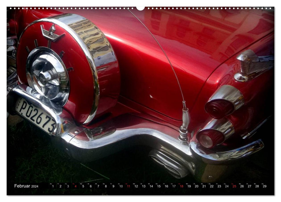 US DREAM CARS - Flossen-Mobile (CALVENDO Wandkalender 2024)