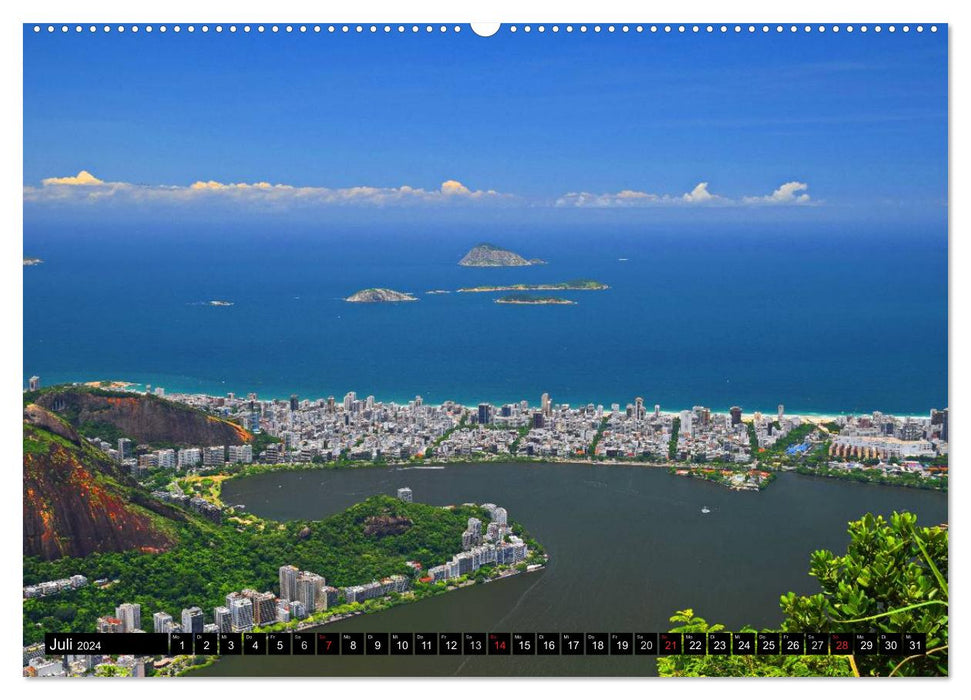 Brasilien - das größte Land Südamerikas (CALVENDO Premium Wandkalender 2024)