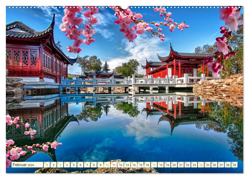 Wanderlust dream destinations, discover dream places (CALVENDO wall calendar 2024) 