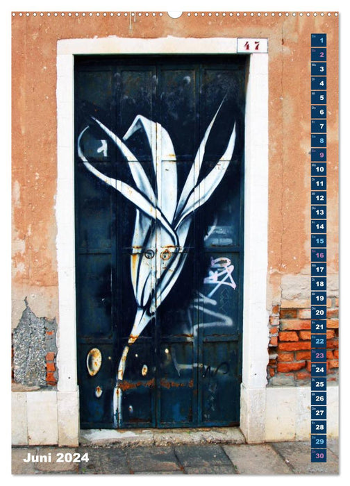 Venice's Doors (CALVENDO Premium Wall Calendar 2024) 