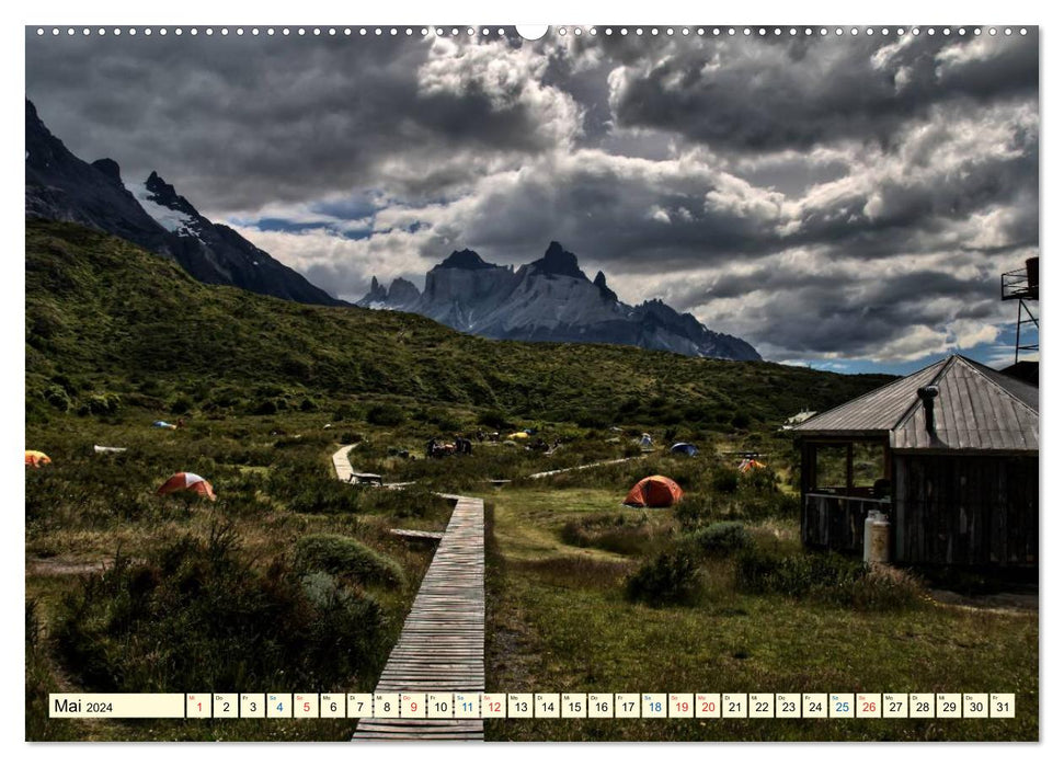 Nationalpark Torres del Paine, eine Traumlandschaft (CALVENDO Premium Wandkalender 2024)