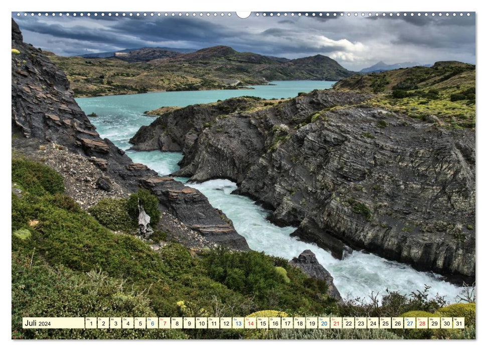 Nationalpark Torres del Paine, eine Traumlandschaft (CALVENDO Premium Wandkalender 2024)