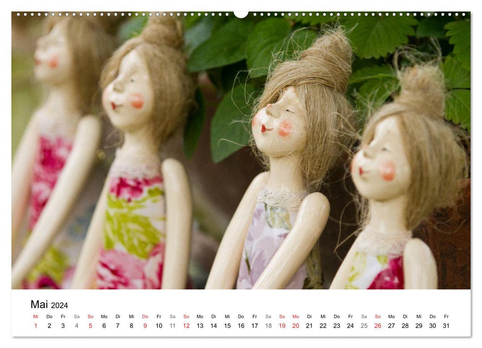 Thousands of beautiful - handmade clay creatures (CALVENDO wall calendar 2024) 