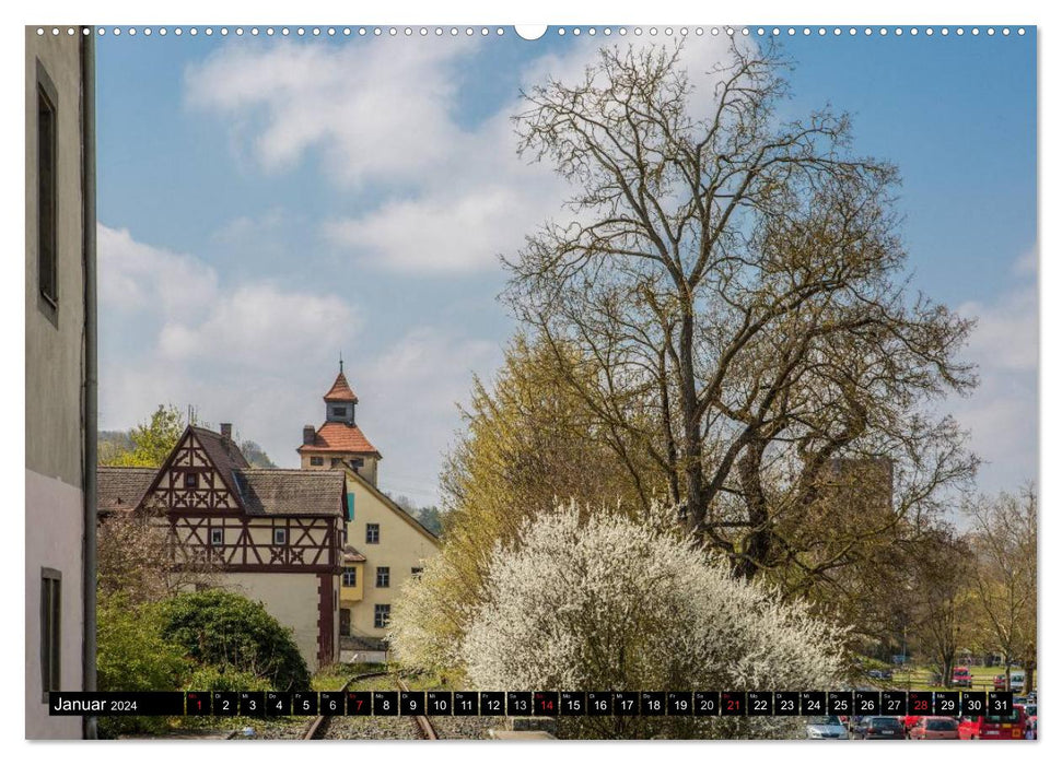 Ochsenfurt im Süden des Maindreiecks (CALVENDO Premium Wandkalender 2024)