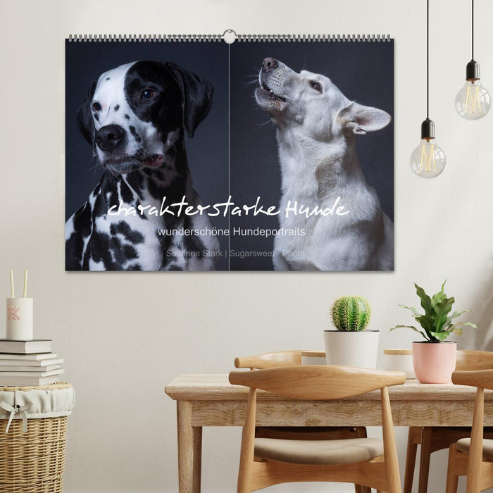 charakterstarke Hunde, wunderschöne Hundeportraits (CALVENDO Wandkalender 2024)