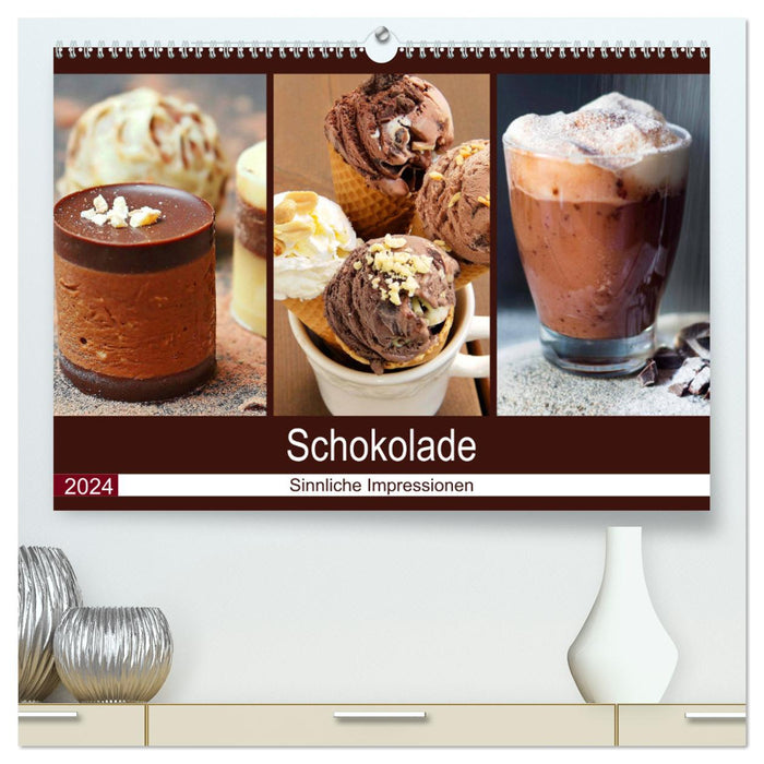 Schokolade 2024. Sinnliche Impressionen (CALVENDO Premium Wandkalender 2024)