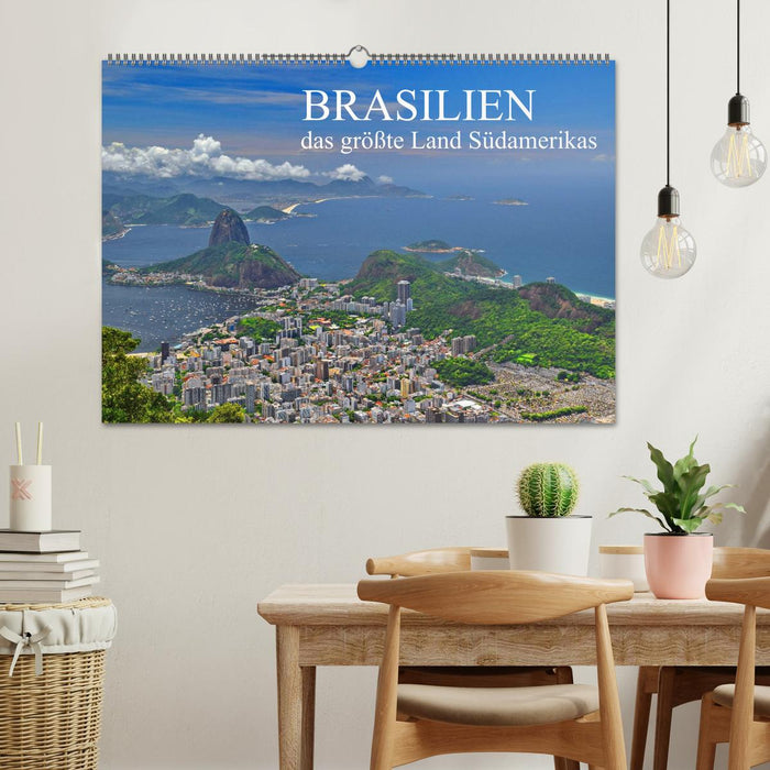 Brasilien - das größte Land Südamerikas (CALVENDO Wandkalender 2024)