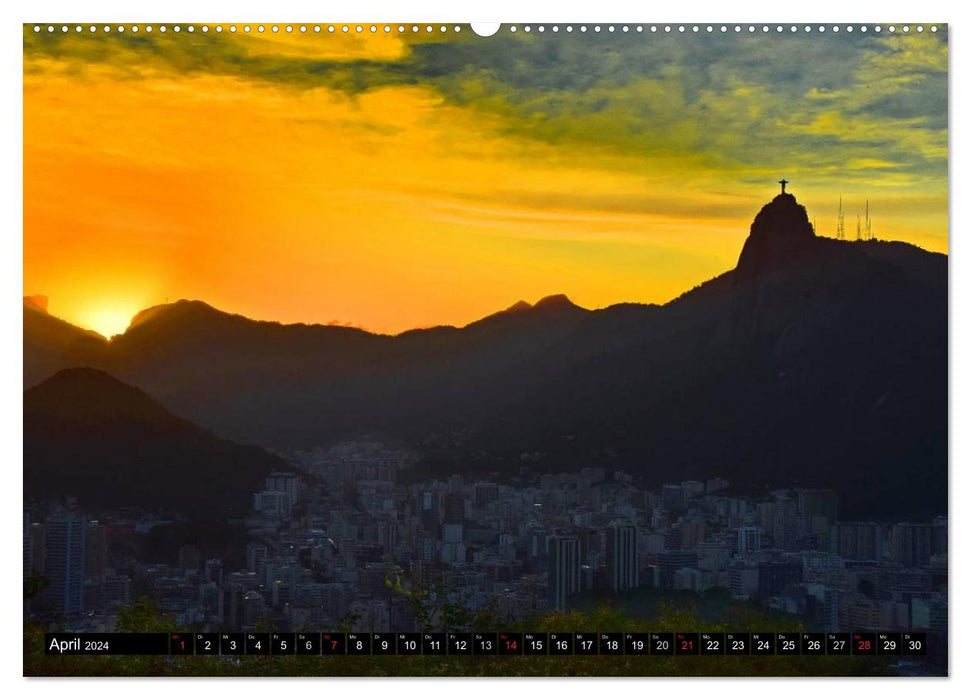 Brazil - the largest country in South America (CALVENDO wall calendar 2024) 