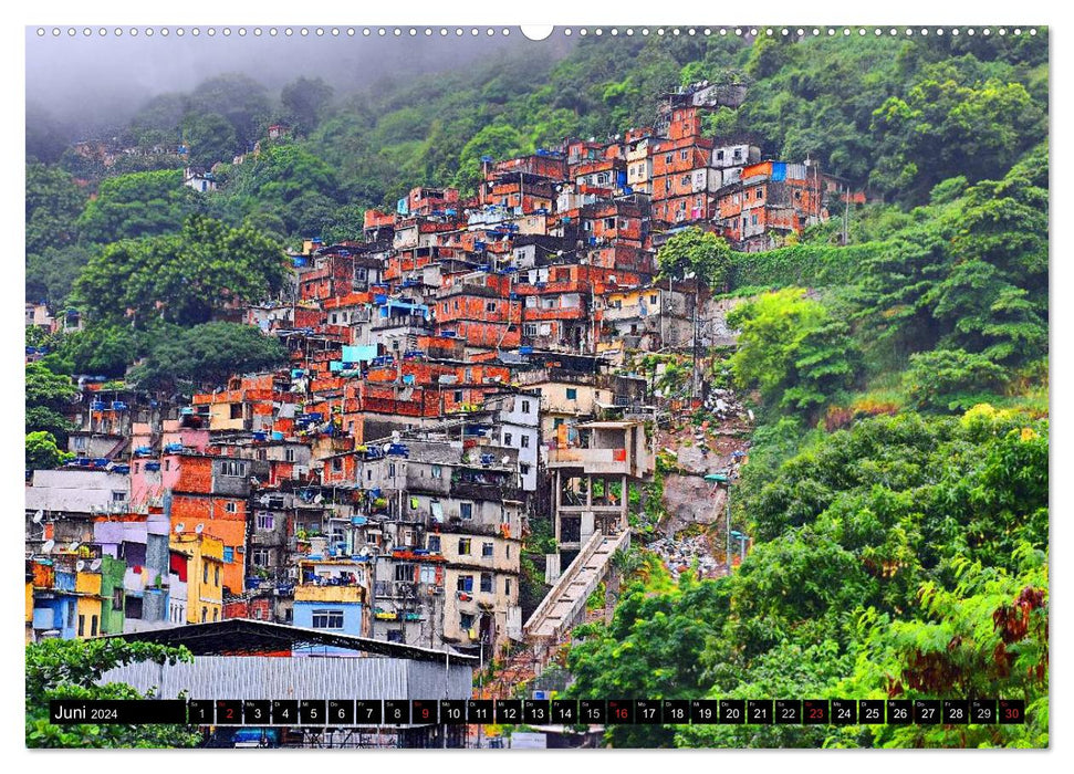 Brasilien - das größte Land Südamerikas (CALVENDO Wandkalender 2024)