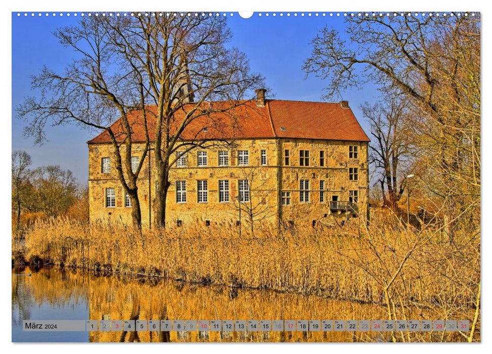 Kreis Coesfeld im Münsterland - Stadt Land Fluß (CALVENDO Premium Wandkalender 2024)