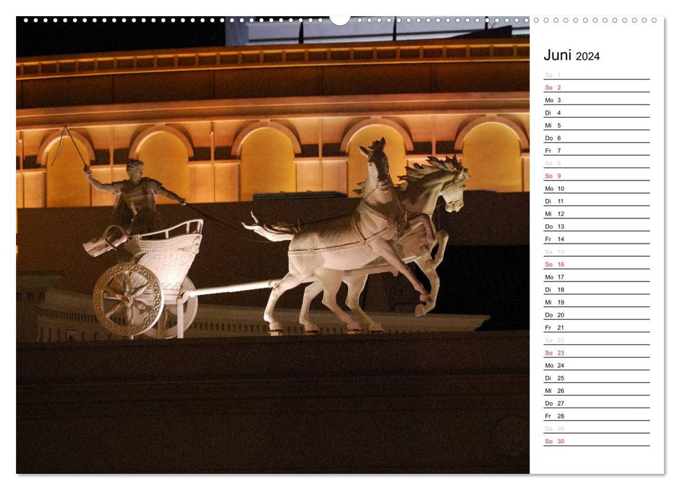 LAS VEGAS - by night (CALVENDO Wandkalender 2024)