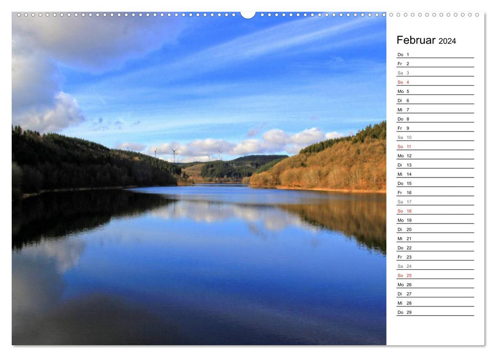 The Eifel and its regions - The North Eifel (CALVENDO wall calendar 2024) 