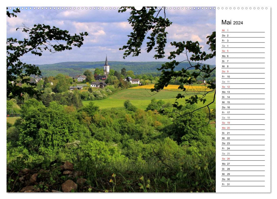 The Eifel and its regions - The North Eifel (CALVENDO wall calendar 2024) 