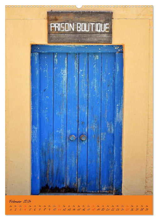 Zanzibar's door art (CALVENDO wall calendar 2024) 