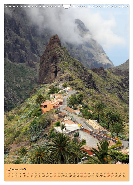 Volcanic island of Tenerife (CALVENDO wall calendar 2024) 