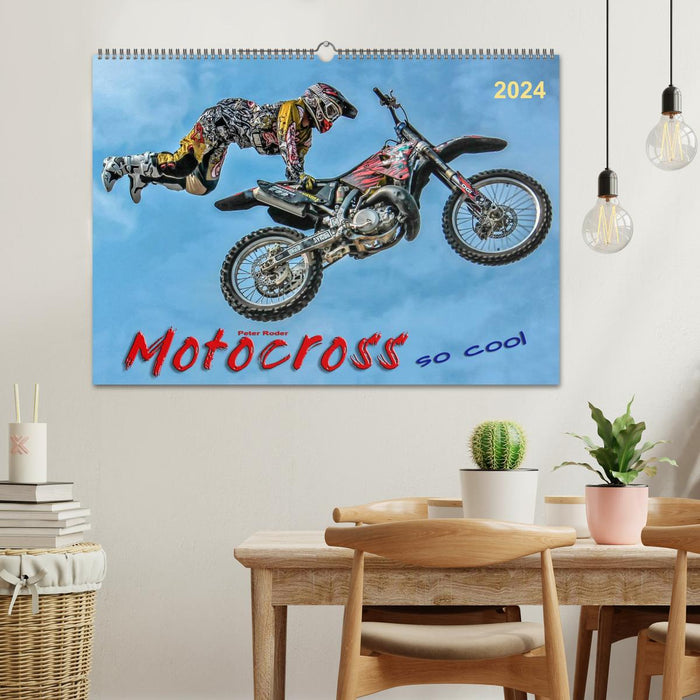 Motocross - so cool (CALVENDO Wandkalender 2024)