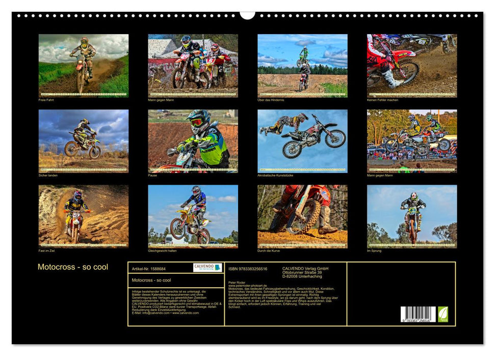 Motocross - so cool (CALVENDO Wandkalender 2024)