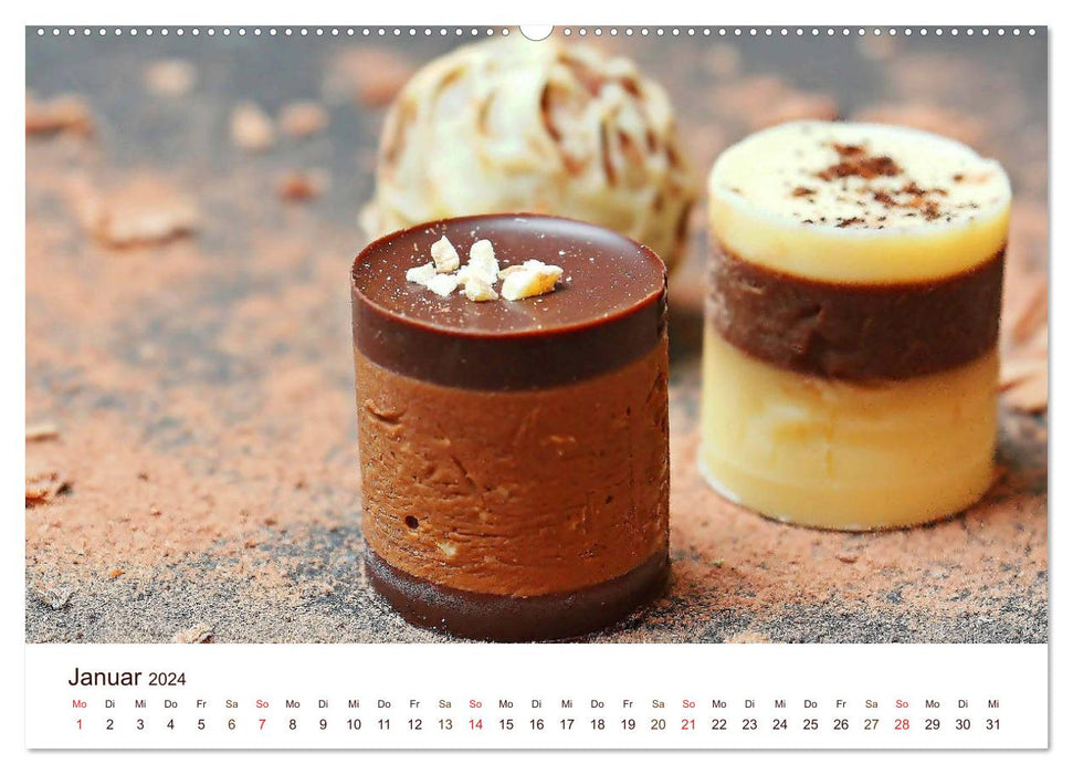 Chocolate 2024. Sensual impressions (CALVENDO wall calendar 2024) 