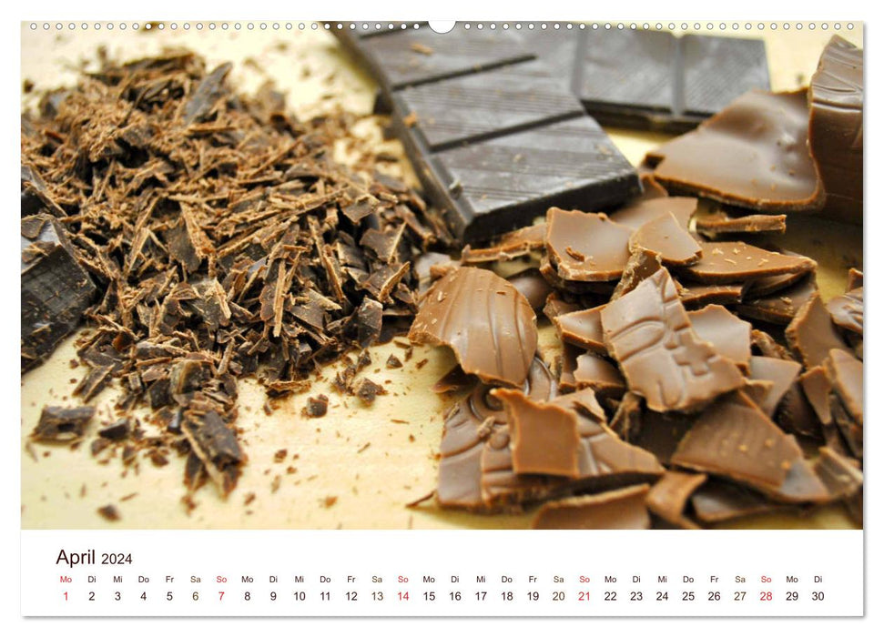 Schokolade 2024. Sinnliche Impressionen (CALVENDO Wandkalender 2024)