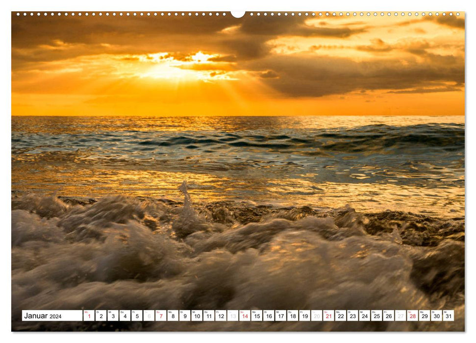 Miami Platja - Unforgettable sea views (CALVENDO Premium Wall Calendar 2024) 