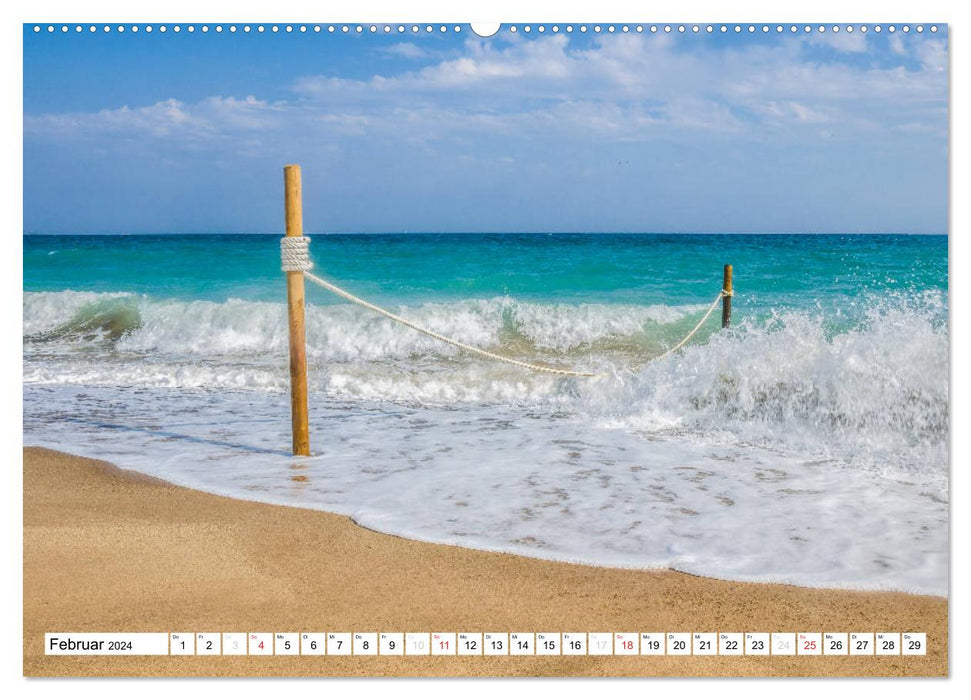 Miami Platja - Unvergessliche Meerblicke (CALVENDO Premium Wandkalender 2024)