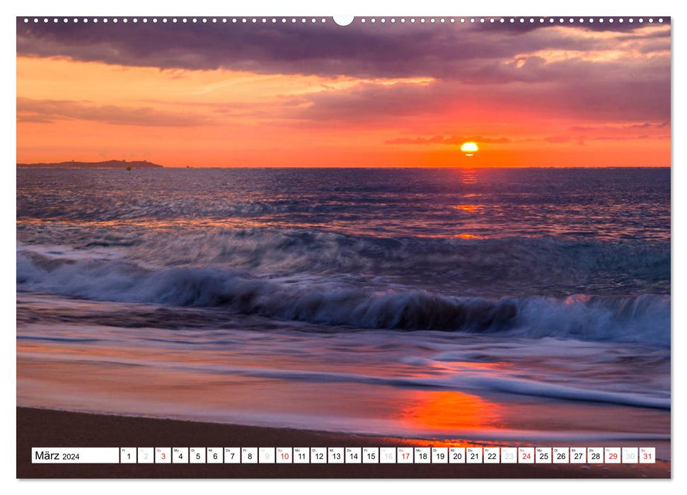 Miami Platja - Unforgettable sea views (CALVENDO Premium Wall Calendar 2024) 