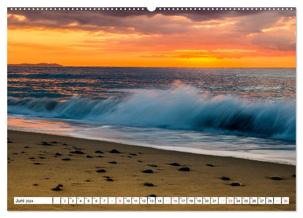 Miami Platja - Unforgettable sea views (CALVENDO Premium Wall Calendar 2024) 