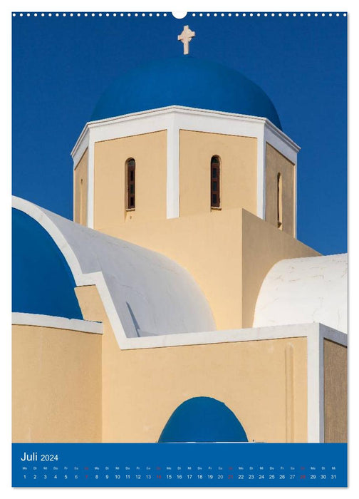 Santorini - Insights (CALVENDO Premium Wall Calendar 2024) 