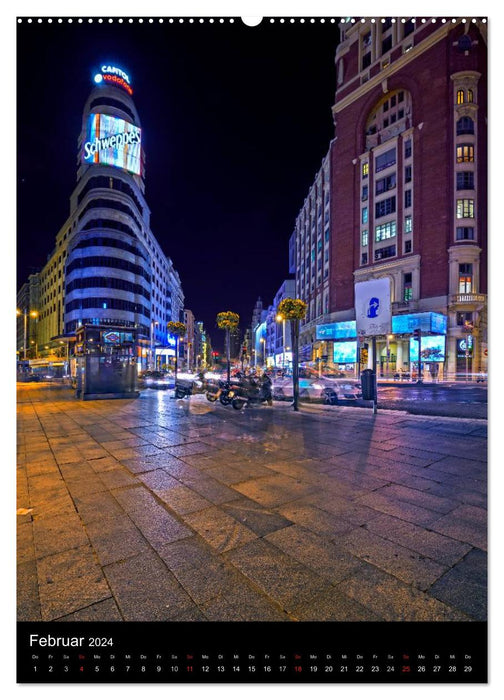 Discover Madrid (CALVENDO Premium Wall Calendar 2024) 