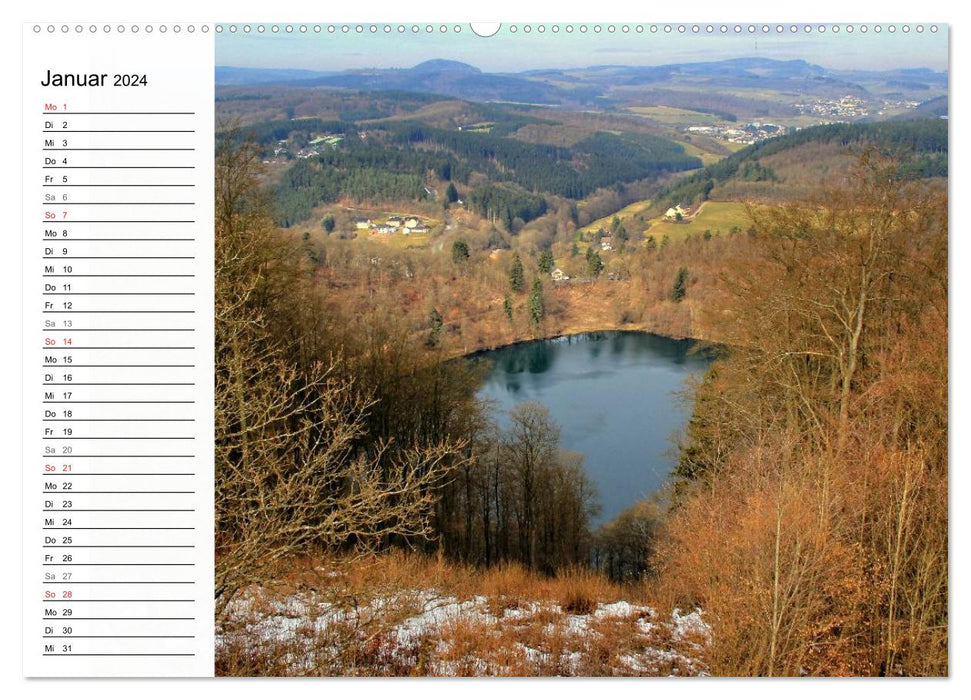 The Eifel and its regions - The Vulkaneifel (CALVENDO wall calendar 2024) 