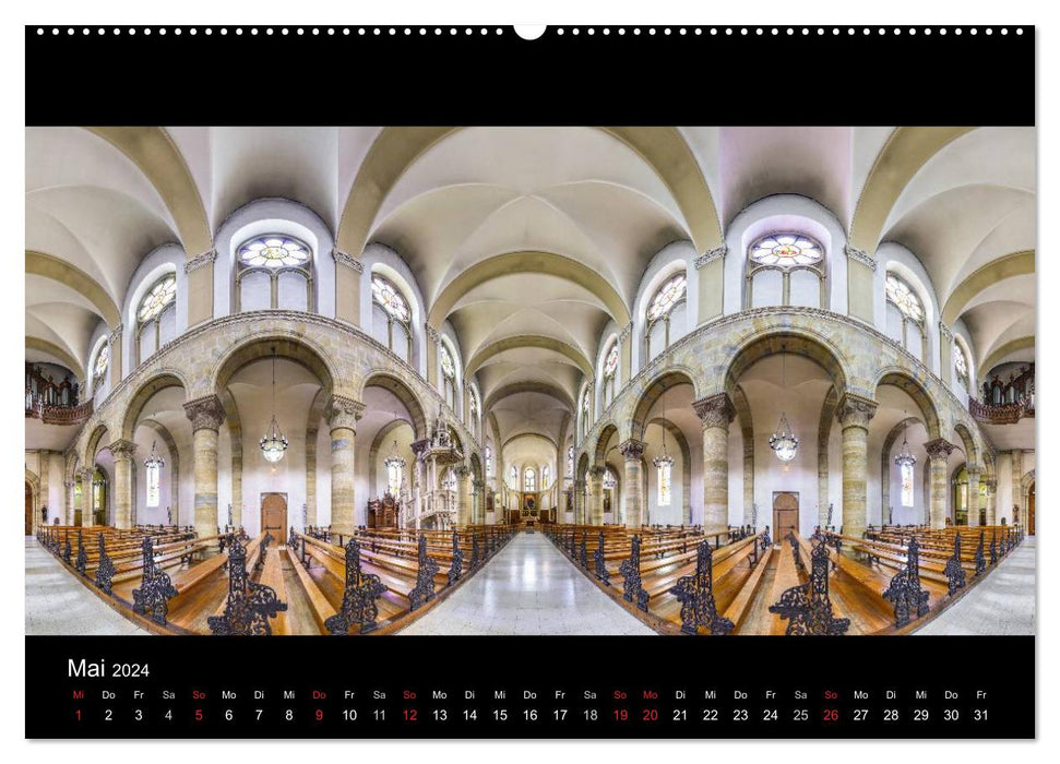 Kapellen, Kirchen und Kathedralen 2024 (CALVENDO Premium Wandkalender 2024)