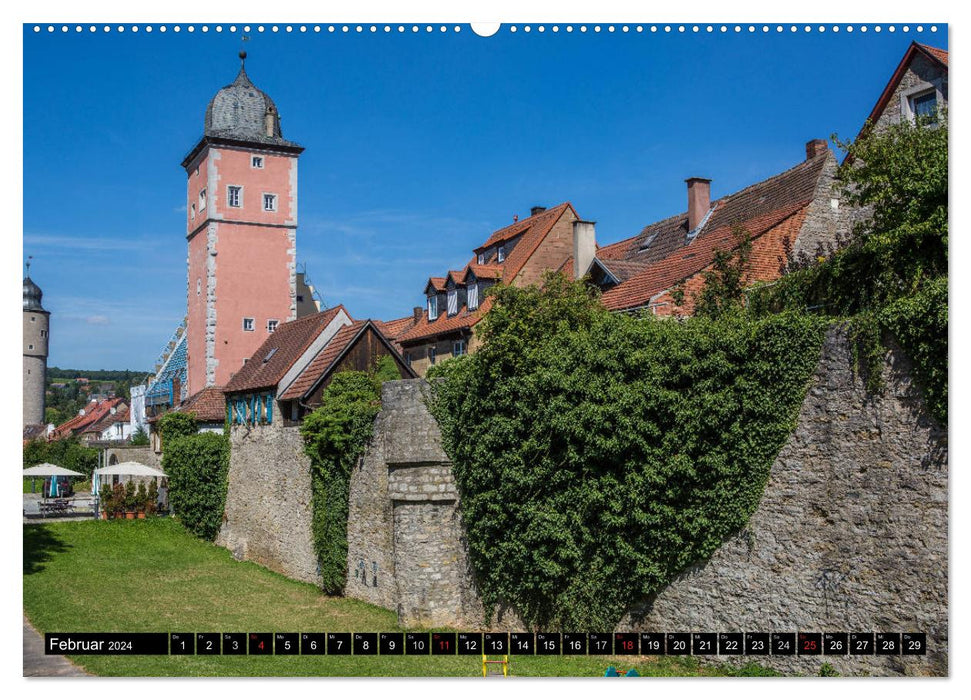 Ochsenfurt in the south of the Main Triangle (CALVENDO wall calendar 2024) 