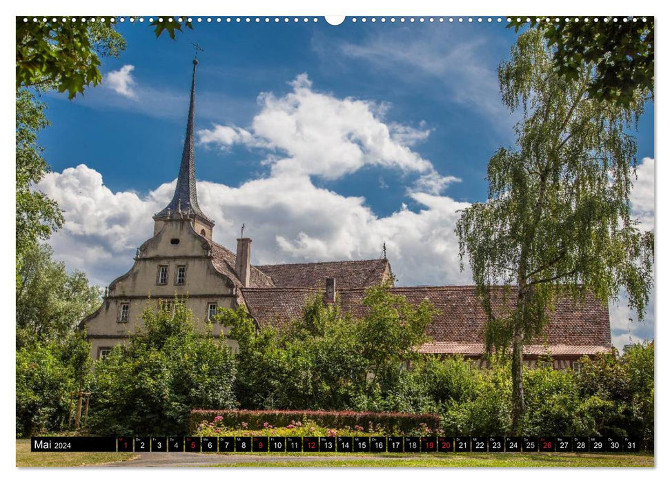 Ochsenfurt in the south of the Main Triangle (CALVENDO wall calendar 2024) 